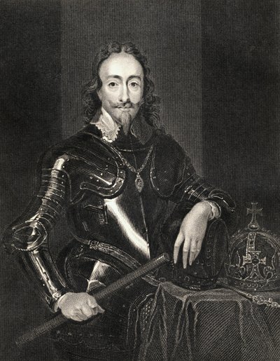 Porträt von König Karl I. (1600-49) aus 